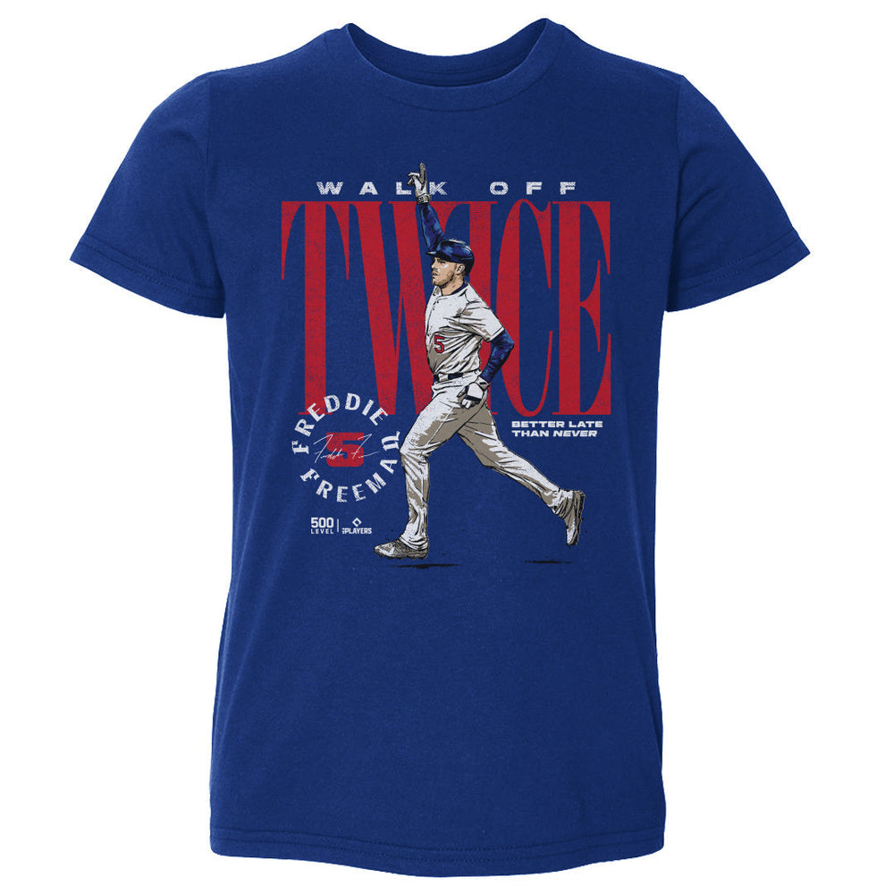 Freddie Freeman Los Angeles D Walk Off Twice WHT (ONLINE ORDER ONLY)