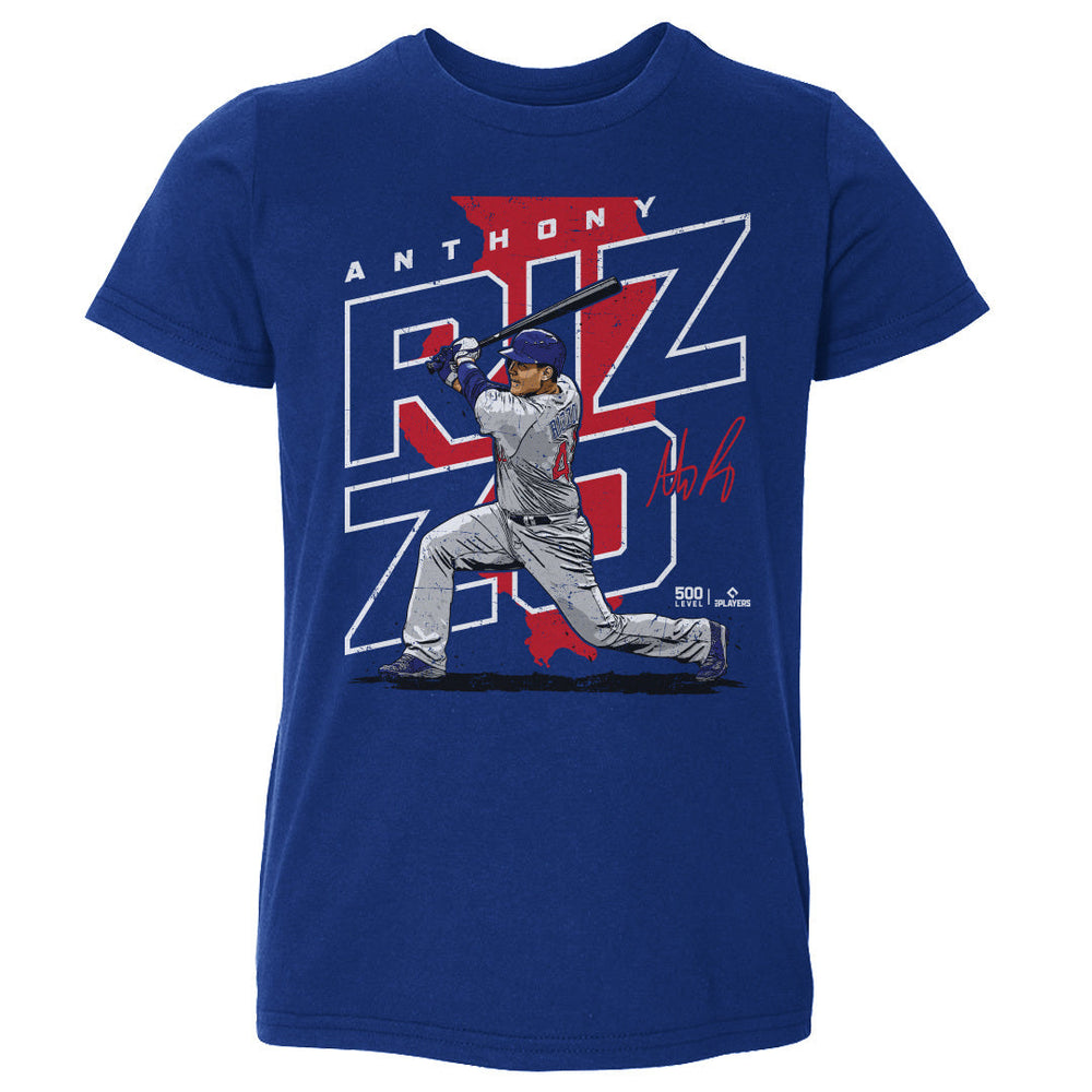 Anthony Rizzo Chicago C Player Map WHT (ONLINE ORDER ONLY)