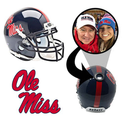 Ole Miss Rebels College Football Collectible Mini Helmet - Picture Inside - FANZ Collectibles (Online Order Only) (ONLINE ORDER ONLY)