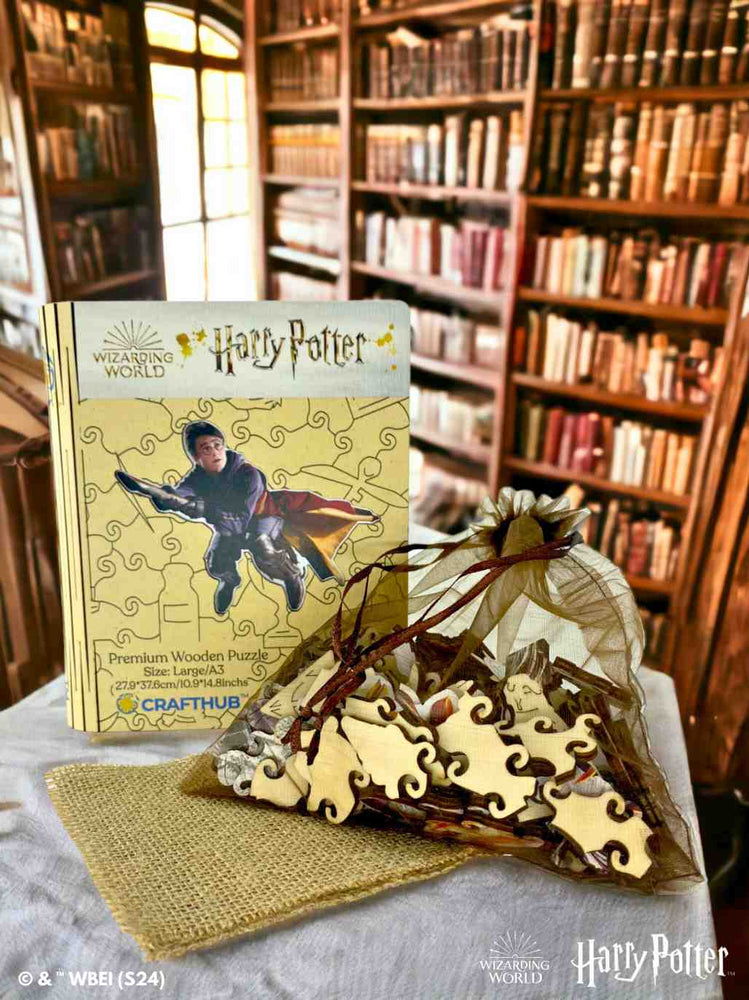 Harry Potter Quidditch Wooden Jigsaw Puzzle (Online Order Only)