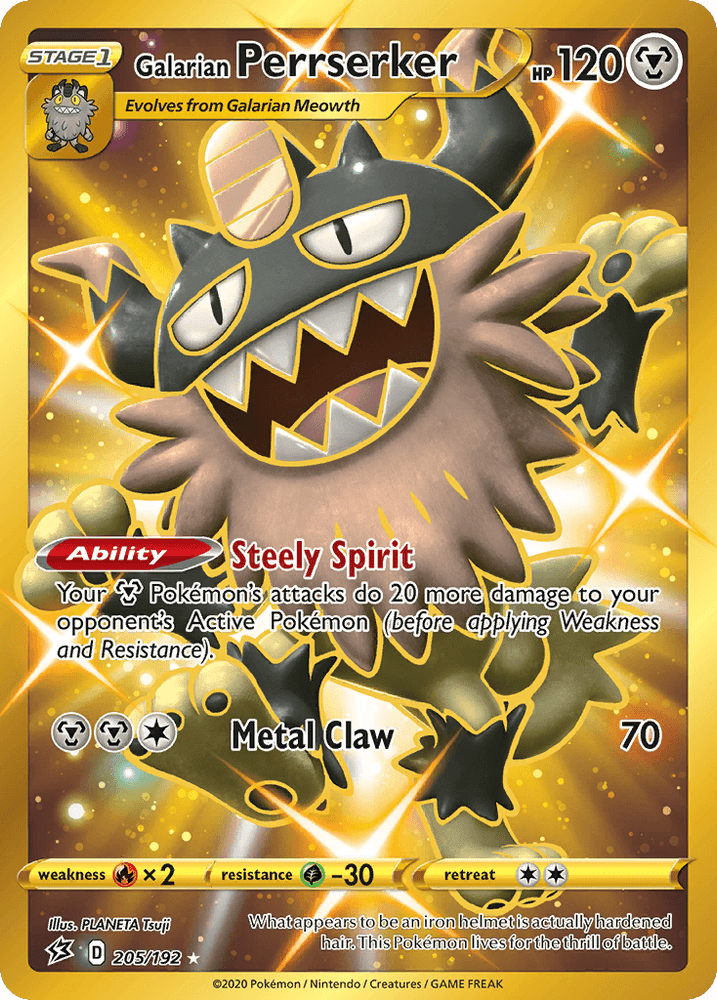Galarian Perrserker (205/192) [Sword & Shield: Rebel Clash] (Online Only)