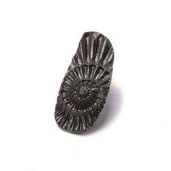 31x13.5mm Pyritized Ammonite  Fossil Focal Bead (ONLINE ORDER ONLY)