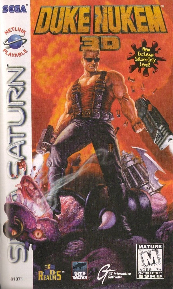 Duke Nukem 3D (Sega Saturn) (ONLINE ORDER ONLY)