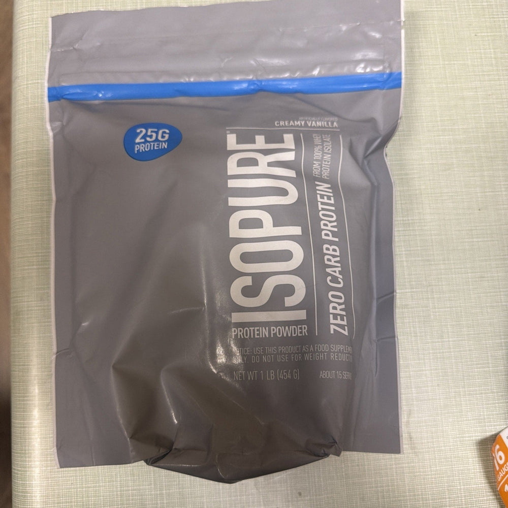 Isopure Zero Carb Whey Isolate Creamy Vanilla 1 Lb 15 Servings exp 02/27 (ONLINE ORDER ONLY)