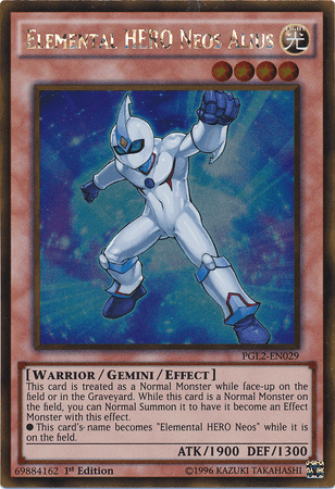 Elemental HERO Neos Alius [PGL2-EN029] Gold Rare (ONLINE ORDER ONLY)