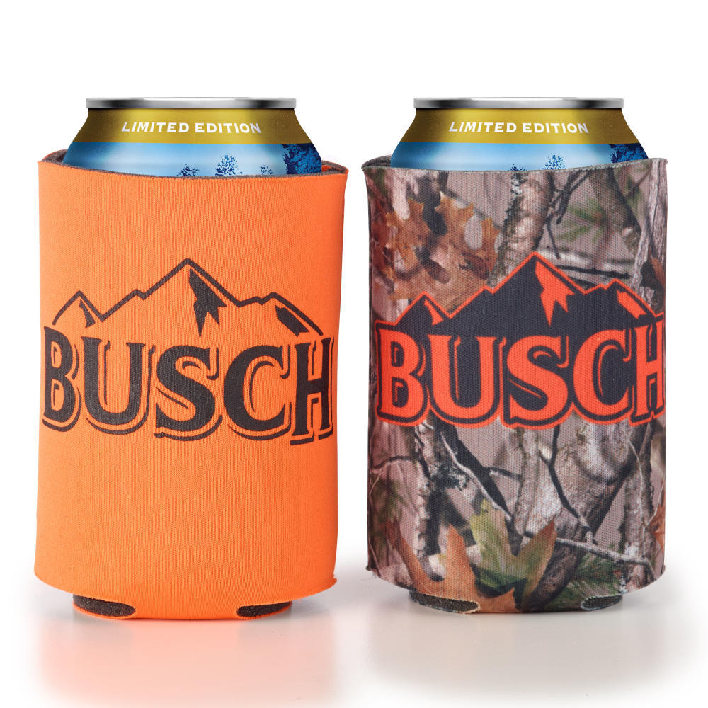 Busch Camo Cooler Fits 12 oz Aluminum Can Coozie Camouflage (Online Only)