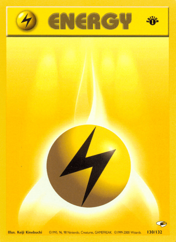 Lightning Energy (130/132) [Gym Heroes 1st Edition] (Online Only)