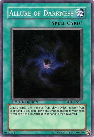 Allure of Darkness [RGBT-ENSE2] Super Rare (ONLINE ORDER ONLY)