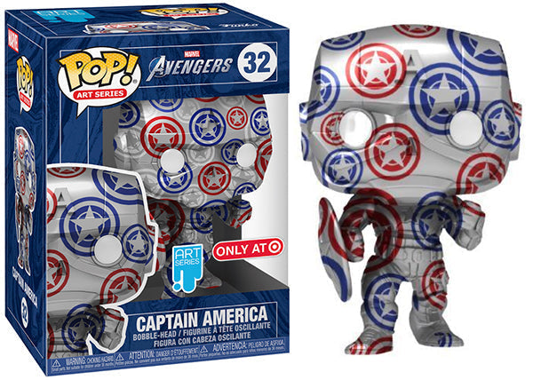 Captain America (White, The Avengers, Artist Series, No Stack) 32 - Target Exclusive (Online Order Only)