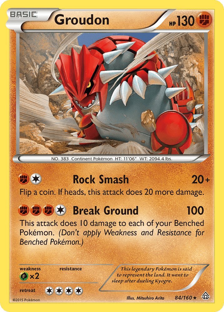Groudon (84/160) [XY: Primal Clash] (Online Only)