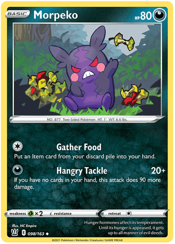 Morpeko (098/163) [Sword & Shield: Battle Styles] (Online Only)