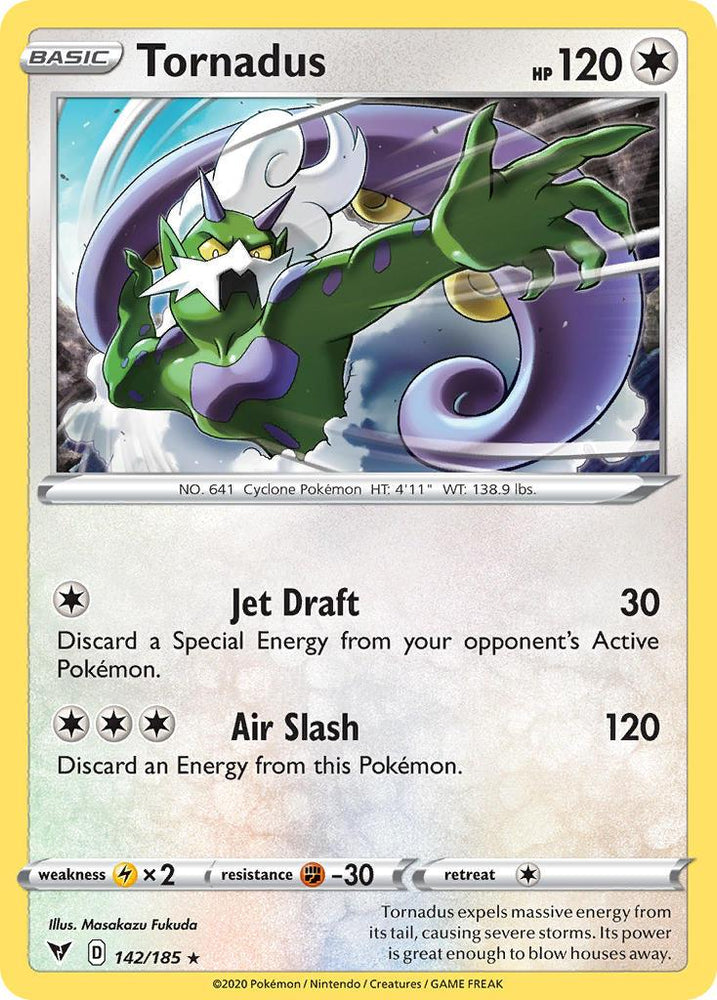 Tornadus (142/185) [Sword & Shield: Vivid Voltage] (Online Only)