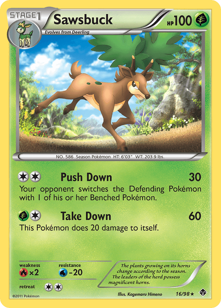 Sawsbuck (16/98) [Black & White: Emerging Powers] (Online Only)
