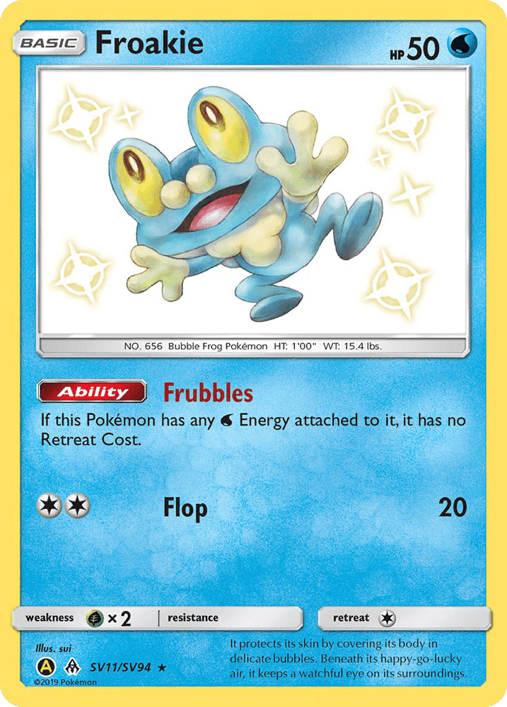 Froakie (SV11/SV94) [Sun & Moon: Hidden Fates - Shiny Vault] (Online Only)