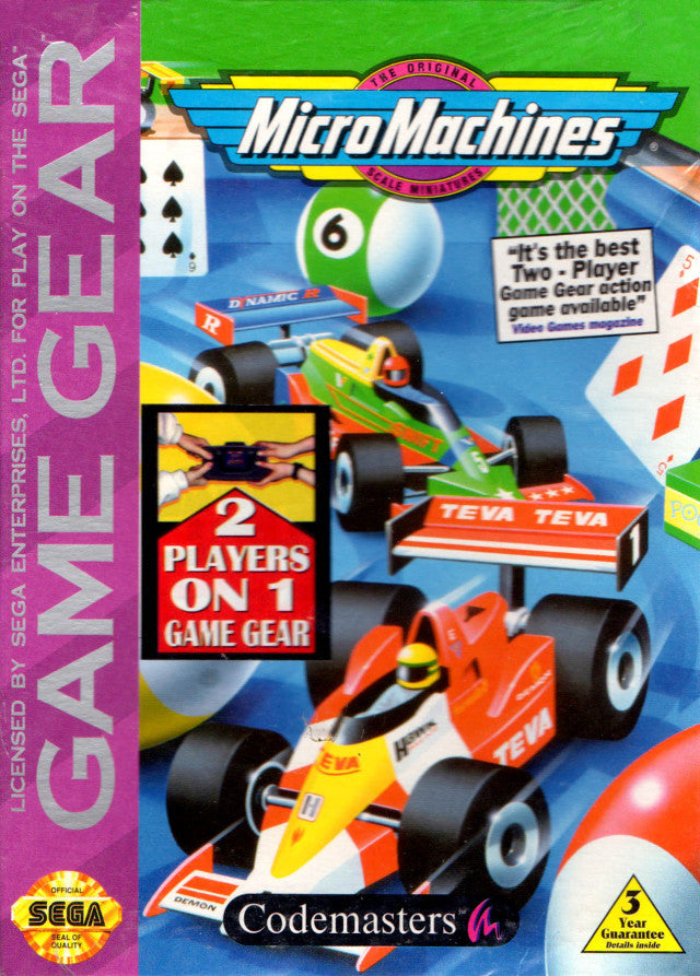 Micro Machines (Sega Game Gear) (ONLINE ORDER ONLY)