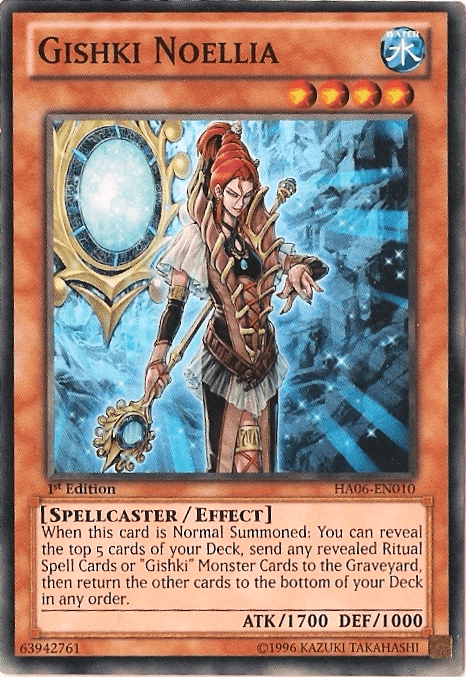 Gishki Noellia [HA06-EN010] Super Rare (ONLINE ORDER ONLY)