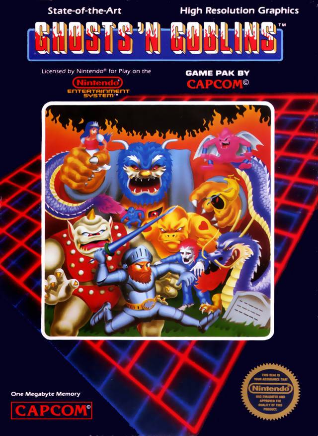 Ghosts 'n Goblins (Nintendo NES) (Online Only)