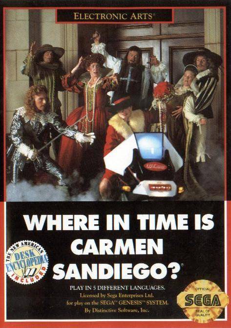 Where in Time is Carmen Sandiego (Sega Genesis) (ONLINE ORDER ONLY)