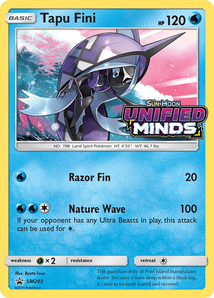 Tapu Fini (SM203) [Sun & Moon: Black Star Promos] (Online Only)