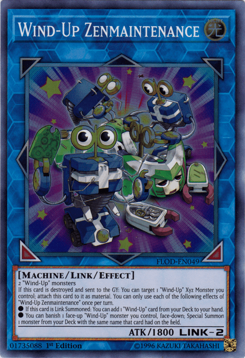 Wind-Up Zenmaintenance [FLOD-EN049] Super Rare (ONLINE ORDER ONLY)