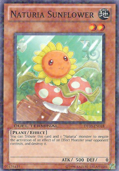 Naturia Sunflower [DT03-EN018] Common (ONLINE ORDER ONLY)