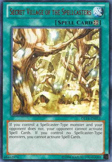 Secret Village of the Spellcasters (Red) [DL14-EN013] Rare (ONLINE ORDER ONLY)