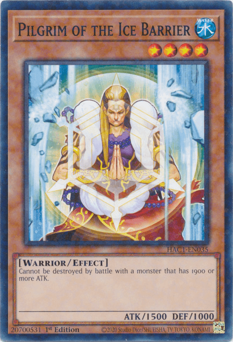Pilgrim of the Ice Barrier (Duel Terminal) [HAC1-EN035] Common (ONLINE ORDER ONLY)