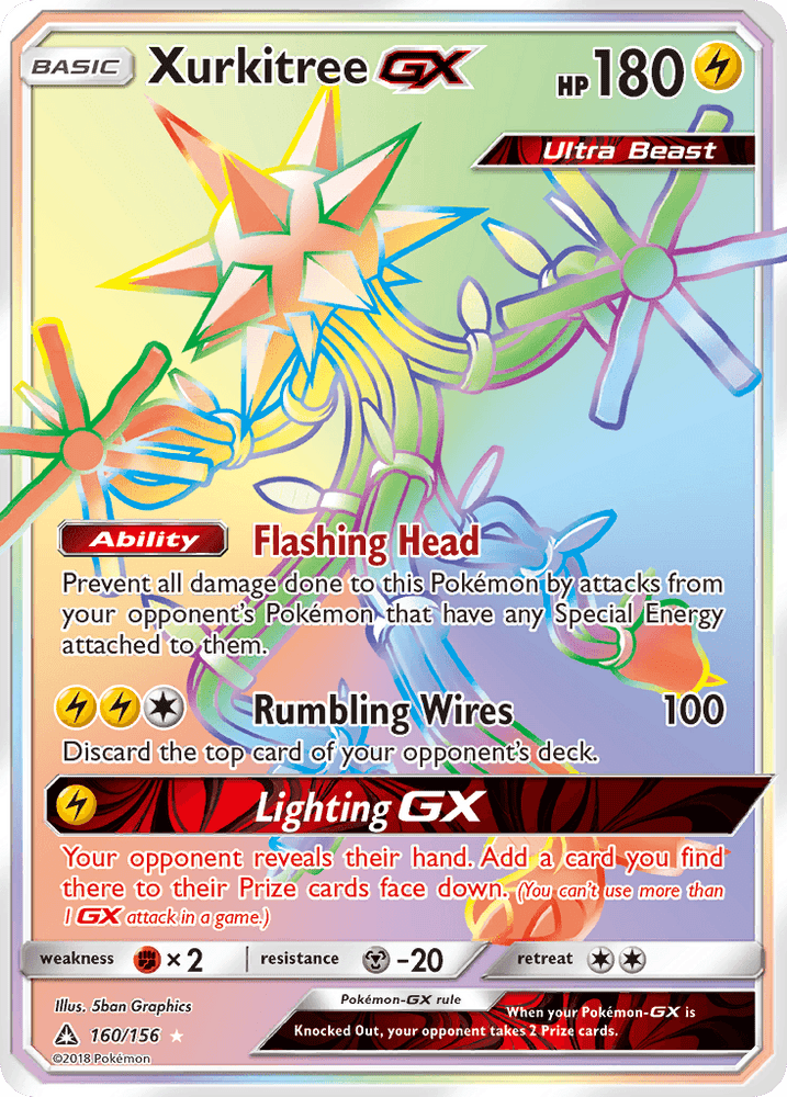 Xurkitree GX (160/156) [Sun & Moon: Ultra Prism] (Online Only)