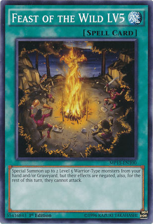 Feast of the Wild LV5 [MP15-EN100] Common (ONLINE ORDER ONLY)