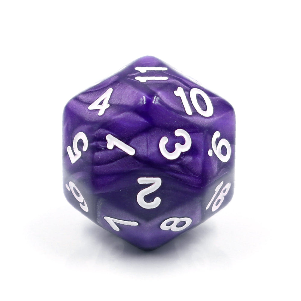 D30 Purple Pearl Single Die 30 Sided/s by HDdice / HengDadice (Online Only)