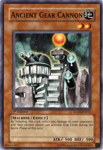 Ancient Gear Cannon [SD10-EN016] Common (ONLINE ORDER ONLY)