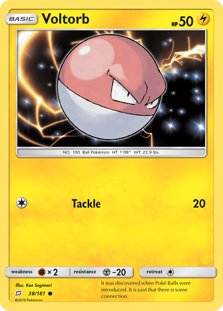 Voltorb (38/181) [Sun & Moon: Team Up] (Online Only)