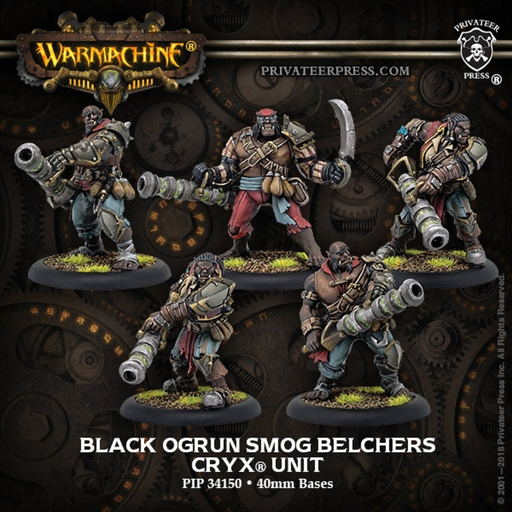 Warmachine: Cryx Black Ogrun Smog Belchers
