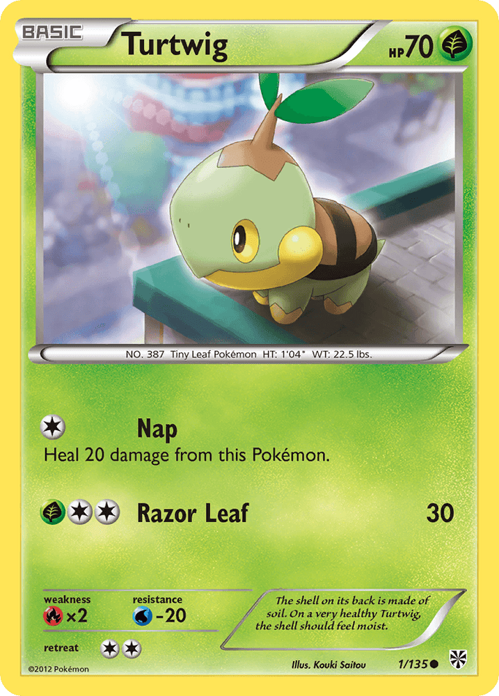 Turtwig (1/135) [Black & White: Plasma Storm] (Online Only)
