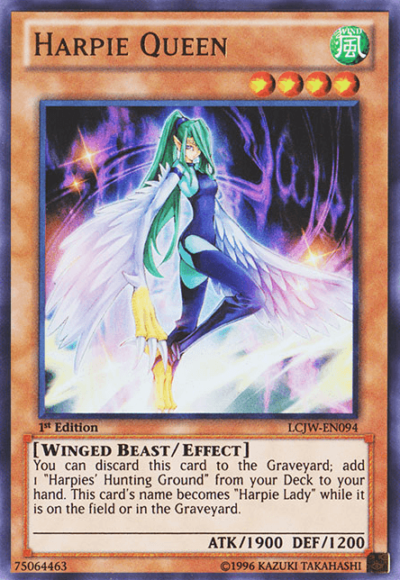 Harpie Queen [LCJW-EN094] Ultra Rare (ONLINE ORDER ONLY)