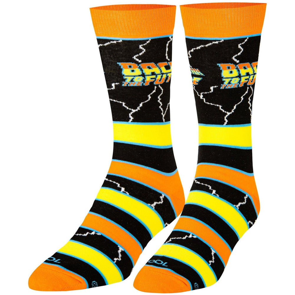 Back to the Future "Stripes" Men's Crew Folded Socks (Size 8-12) (ONLINE ORDER ONLY)