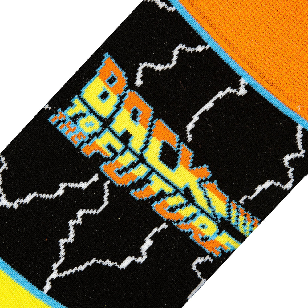 Back to the Future "Stripes" Men's Crew Folded Socks (Size 8-12) (ONLINE ORDER ONLY)