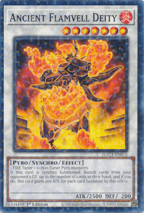 Ancient Flamvell Deity (Duel Terminal) [HAC1-EN075] Parallel Rare (ONLINE ORDER ONLY)