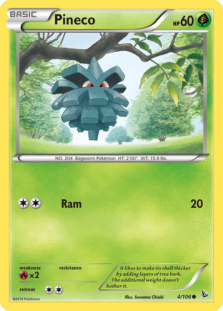 Pineco (4/106) [XY: Flashfire] (Online Only)