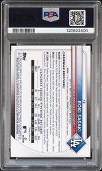 Graded 2025 Topps Bowman Roki Sasaki #12 Rookie RC Baseball Card PSA 10 Gem Mint