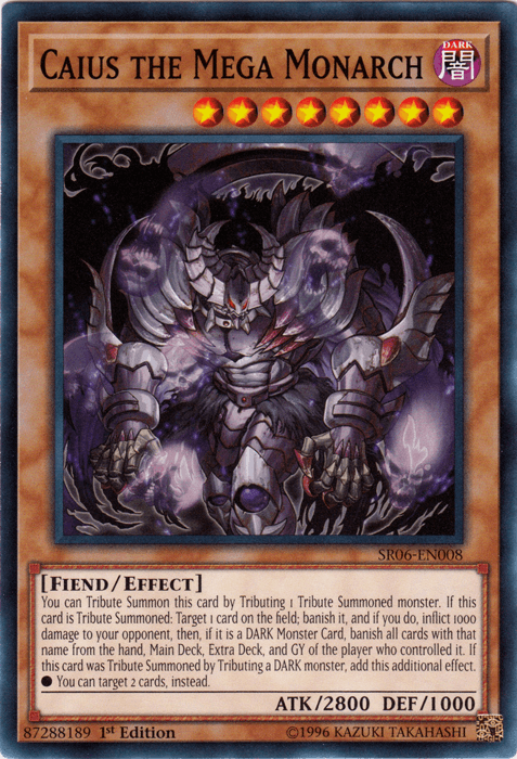 Caius the Mega Monarch [SR06-EN008] Common (ONLINE ORDER ONLY)