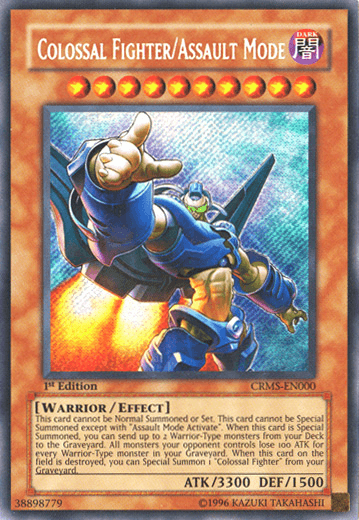 Colossal Fighter/Assault Mode [CRMS-EN000] Secret Rare (ONLINE ORDER ONLY)