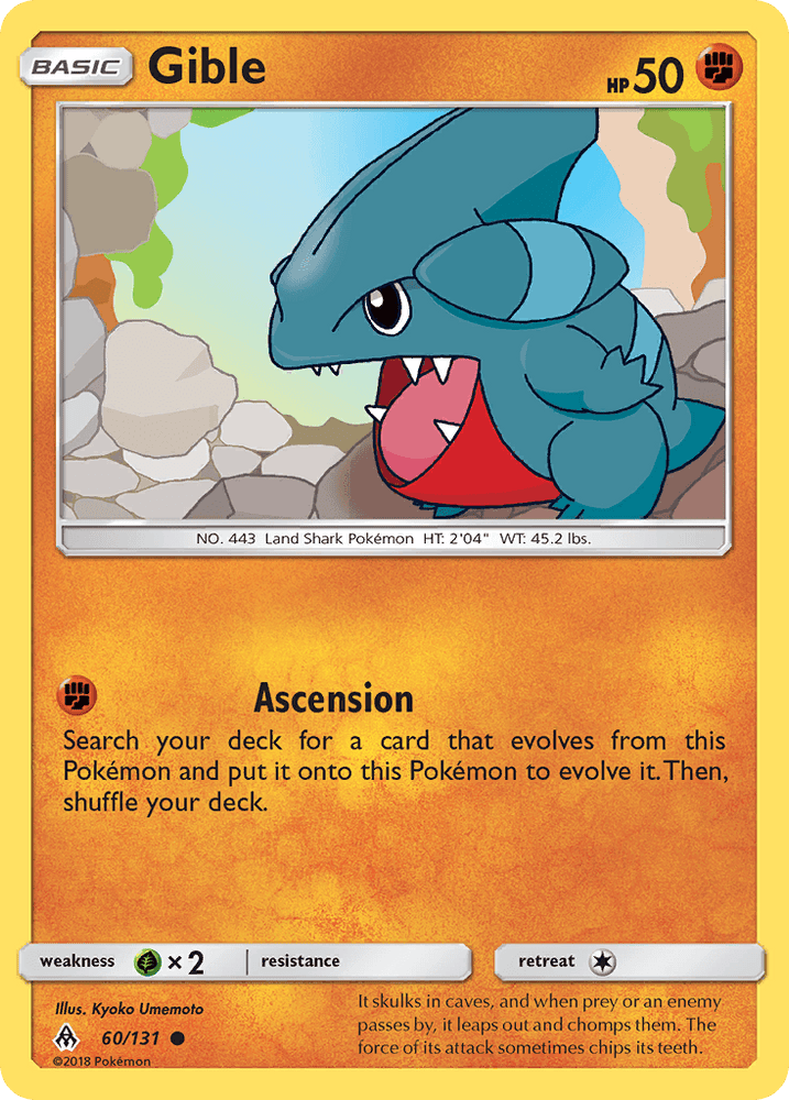 Gible (60/131) [Sun & Moon: Forbidden Light] (Online Only)