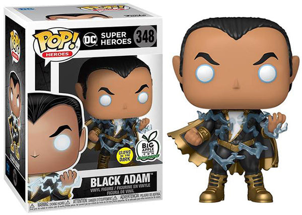 Black Adam w/ Energy (Glow in the Dark) 348 - Big Apple Collectibles Exclusive (Online Order Only)