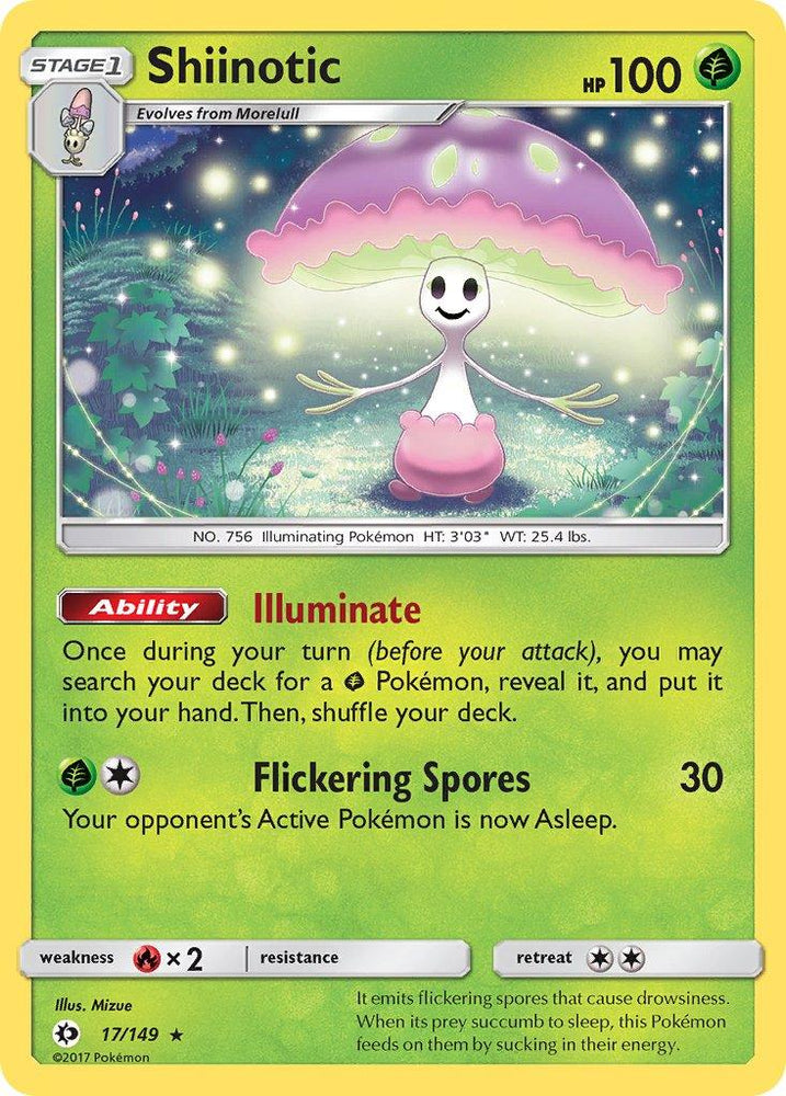 Shiinotic (17/149) (Theme Deck Exclusive) [Sun & Moon: Base Set] (Online Only)