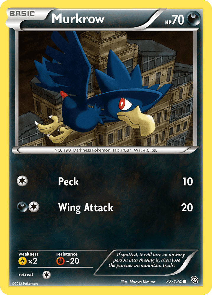Murkrow (72/124) [Black & White: Dragons Exalted] (Online Only)