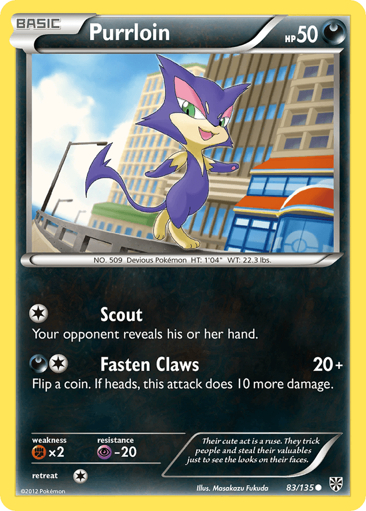 Purrloin (83/135) [Black & White: Plasma Storm] (Online Only)
