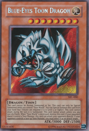 Blue-Eyes Toon Dragon [SRL-000] Secret Rare (ONLINE ORDER ONLY)