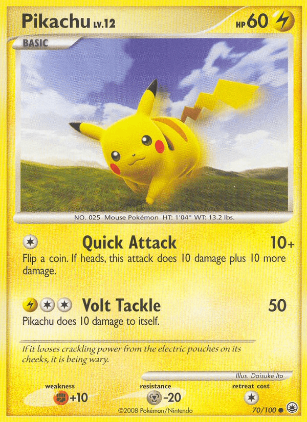 Pikachu (70/100) [Diamond & Pearl: Majestic Dawn] (Online Only)
