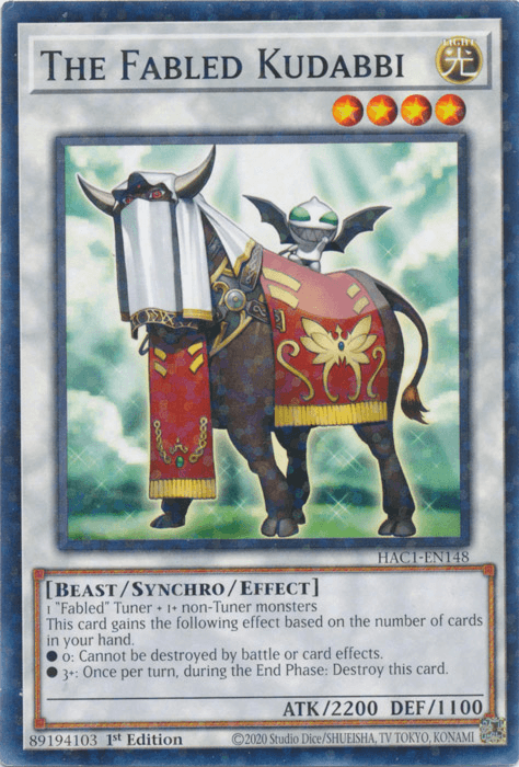 The Fabled Kudabbi (Duel Terminal) [HAC1-EN148] Common (ONLINE ORDER ONLY)